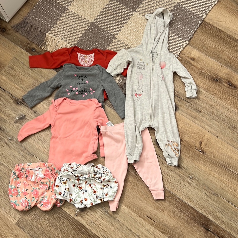 6-9 Month Baby Girl Clothing Bundle